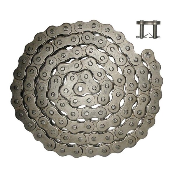 Aftermarket 10 ft Rivet-Type Roller Chain w/ 96 Links Width 0.750" Pitch 1.250" Size 100 RAP301610100 - main